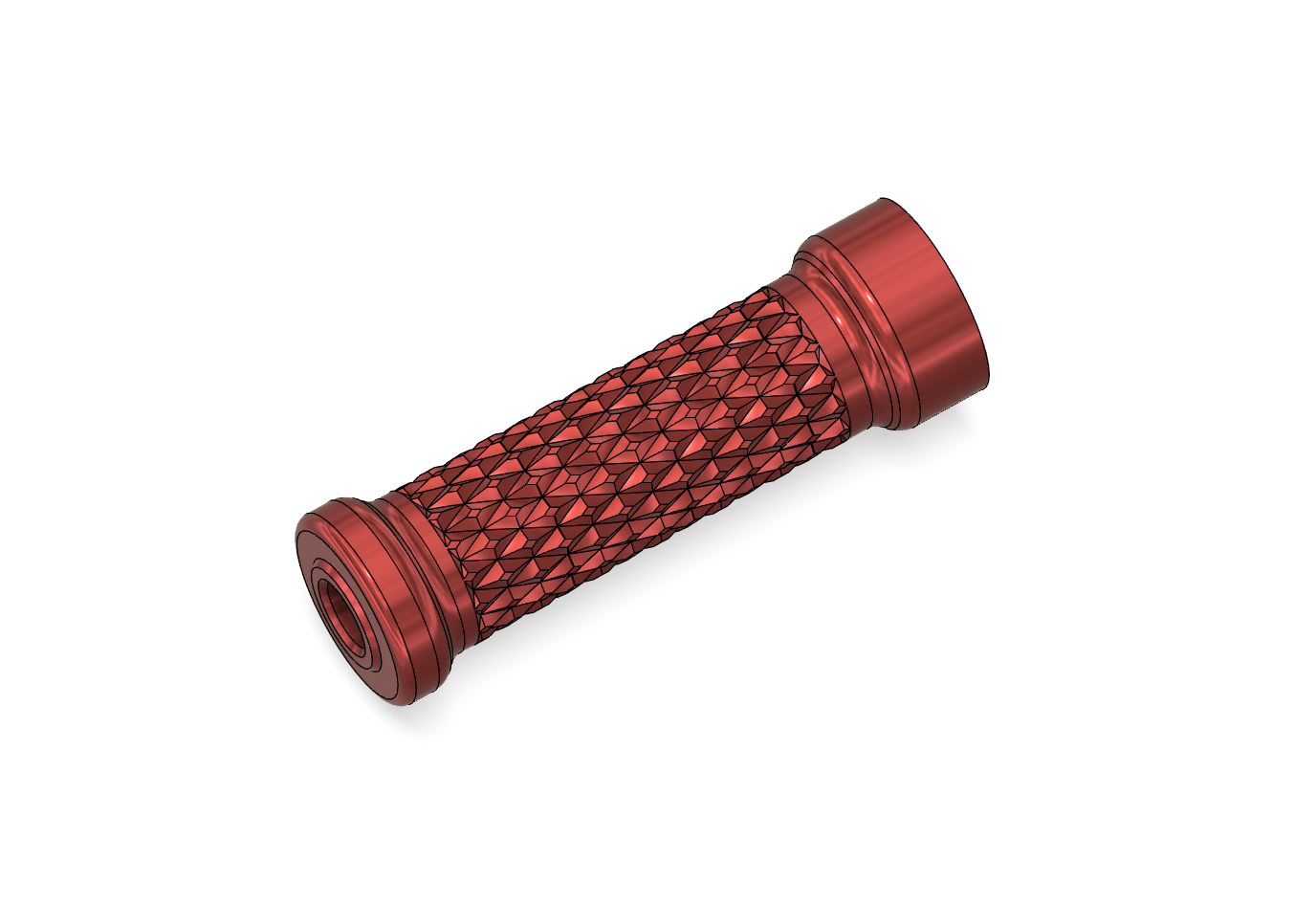 Pine64 Pinecil adapter/spacer  for hakko T12 solder tip with knurled handle grip