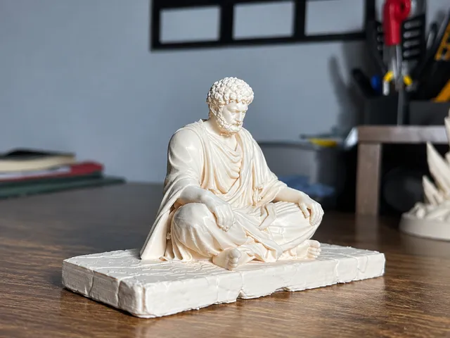 Marcus Aurelius – Seated Stoic Philosopher