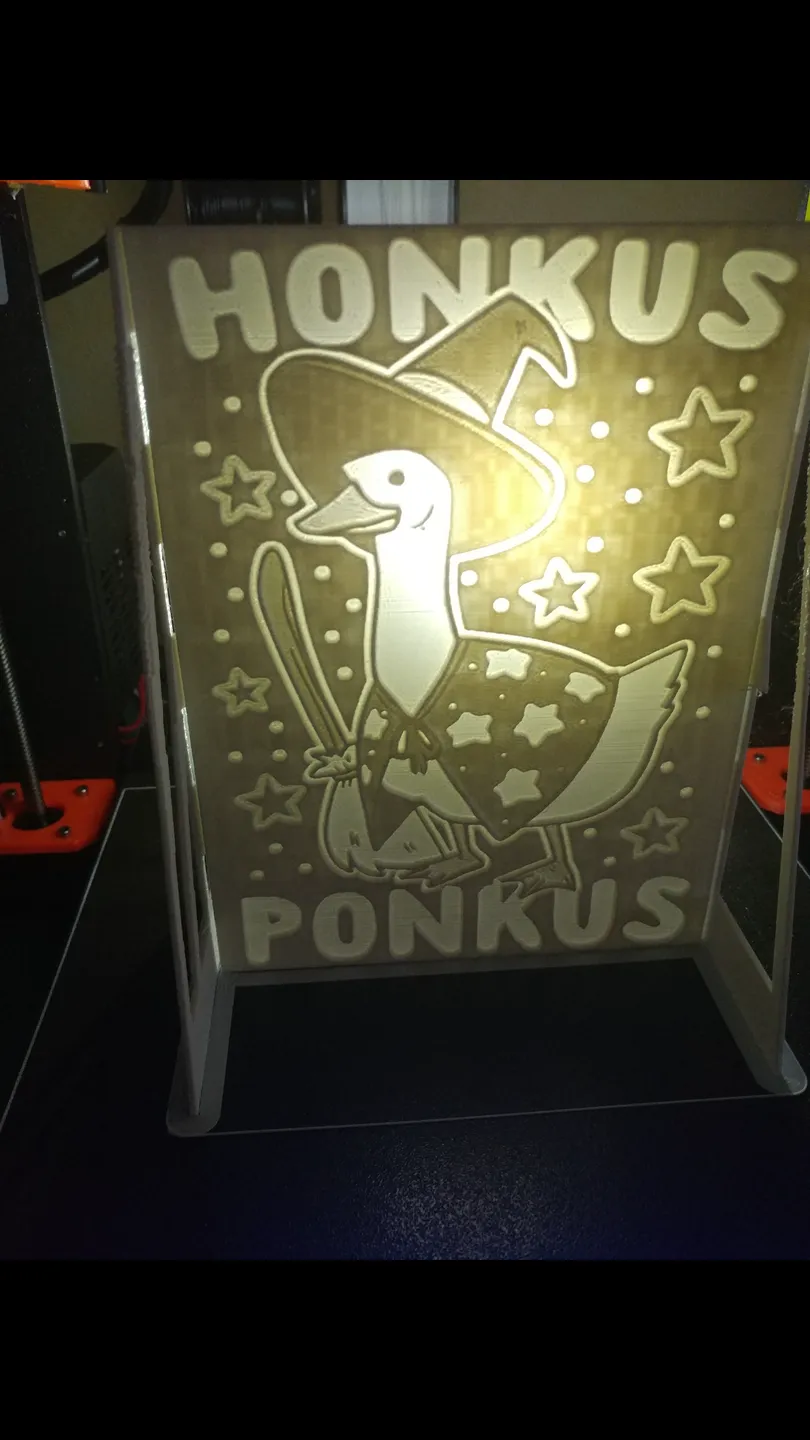 Honkus Ponkus Goose Lithopane.- STL!!!
