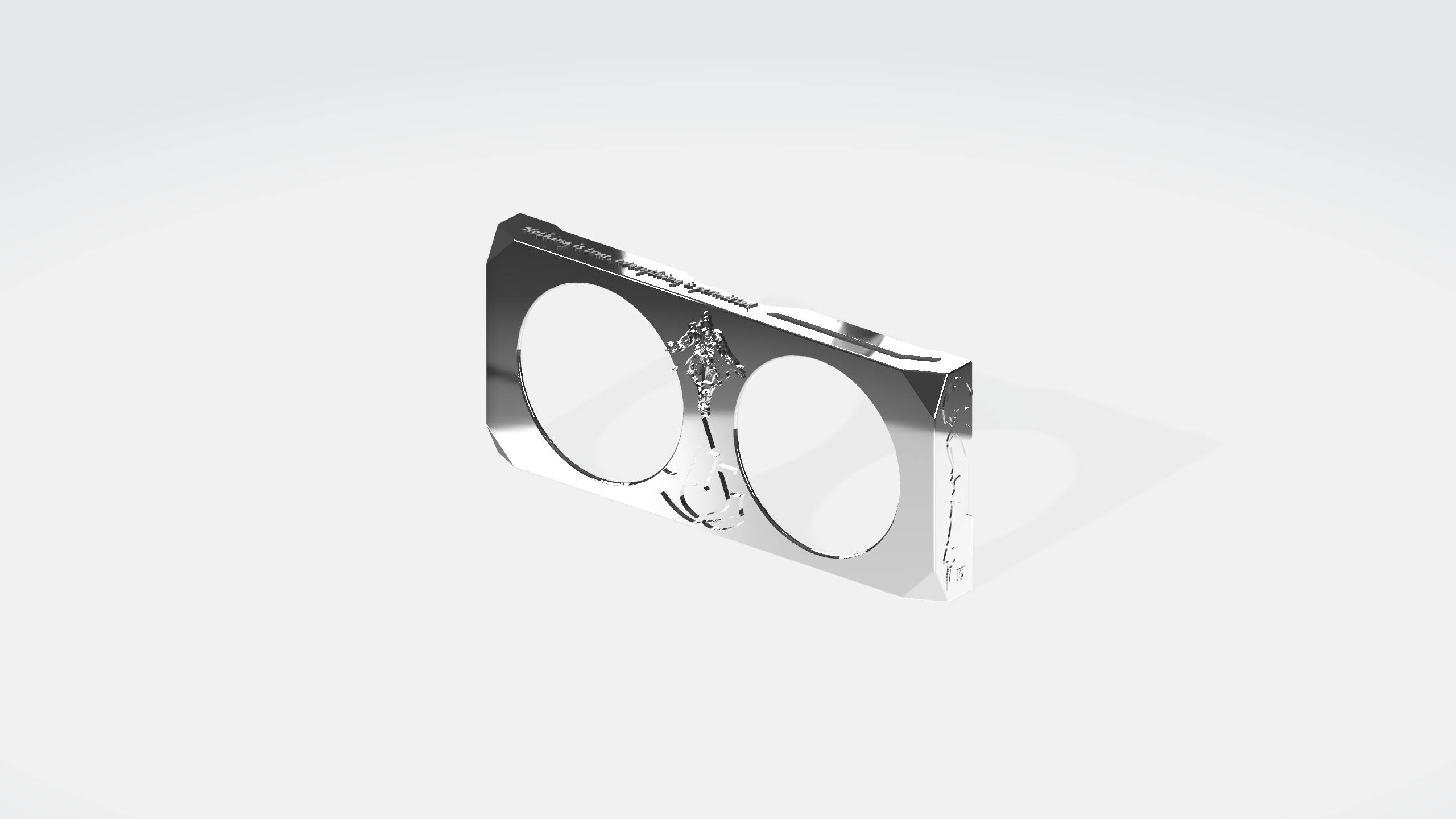 Frontplate + Backplate RTX 40xx dual - Assassins Creed Design AC15