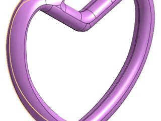 Tow Hook - JDM (Heart) by RolanddieEule, Download free STL model