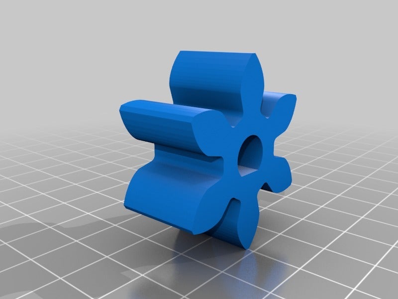 Miniatura 2 do modelo 3D Gear pump for dough