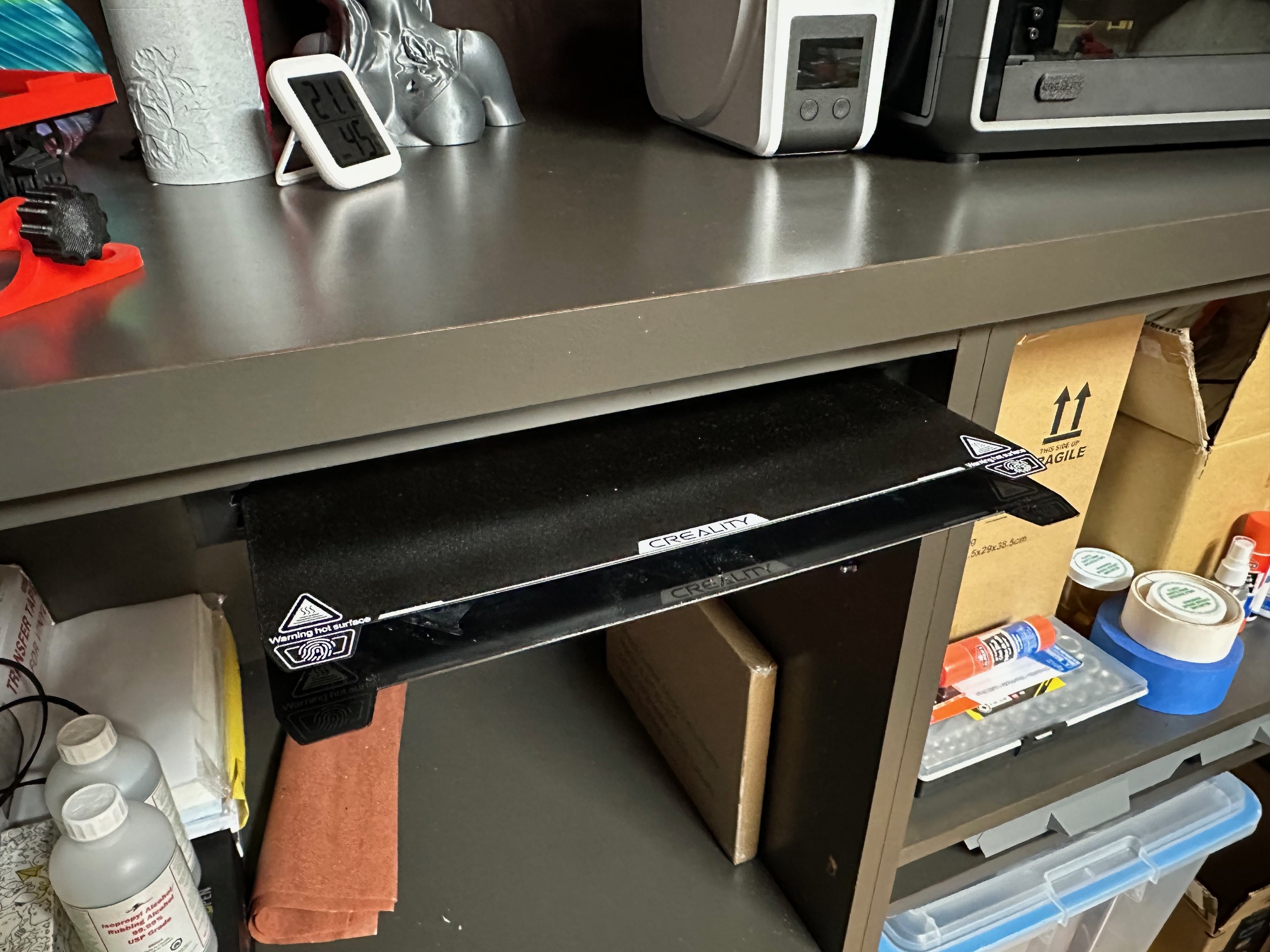 K1/K1 Max Under Table Build Plate Rack