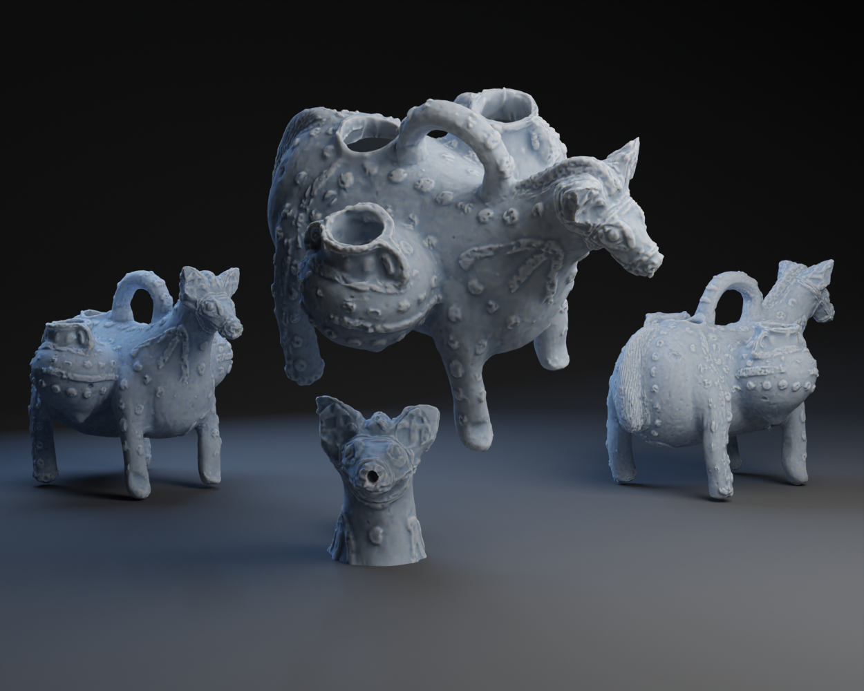 Punic zoomorphic Askos (late 5th century BC)