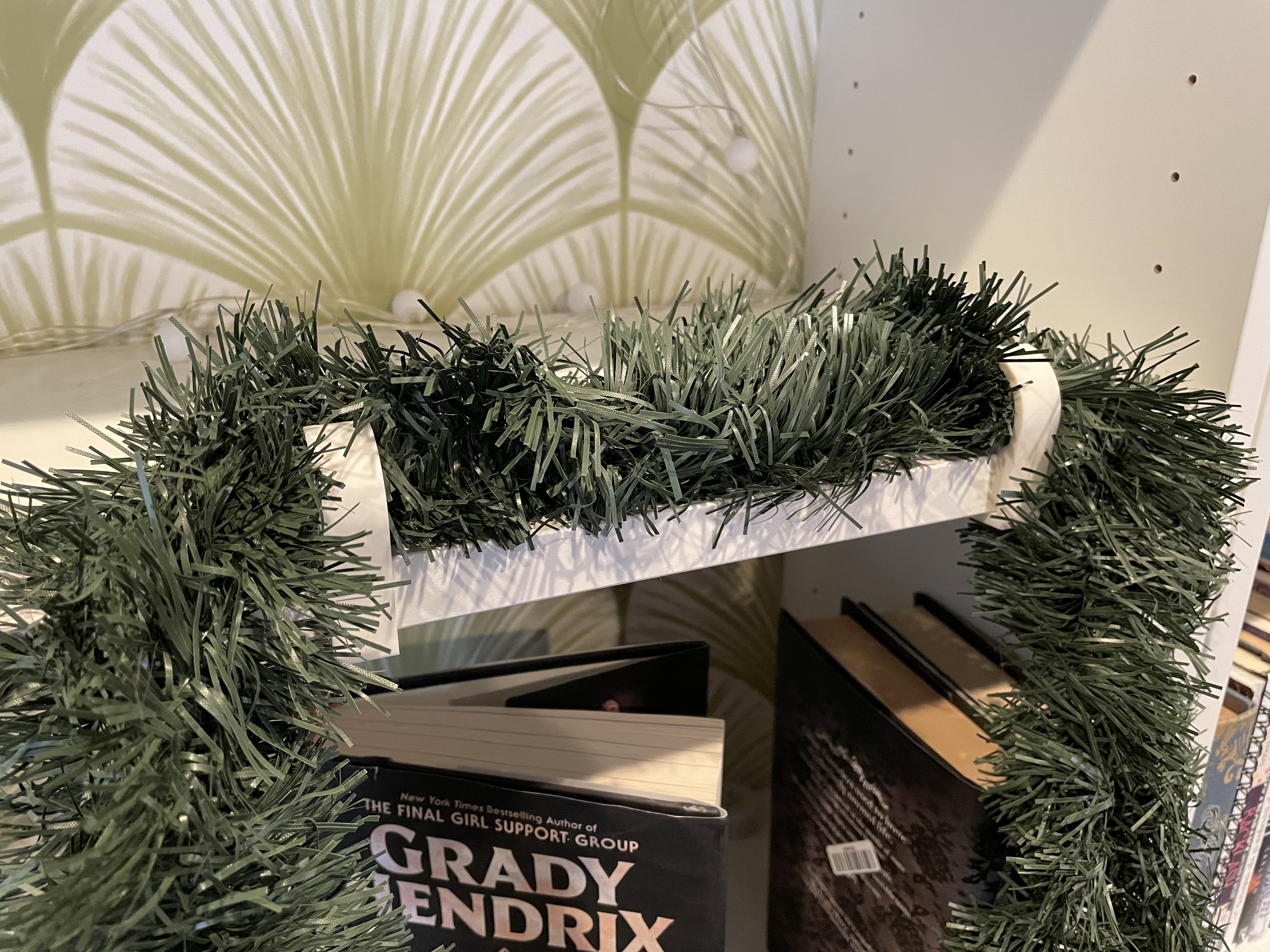 Garland/Decoration Holder for IKEA Billy Bookcase or Similar