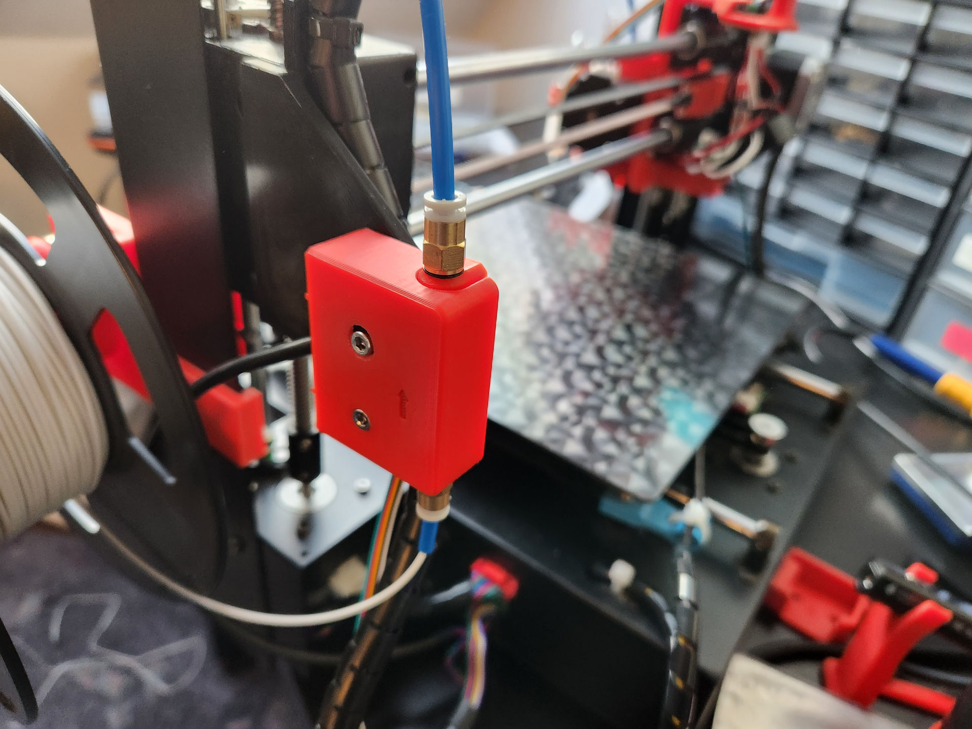 Anycubic i3 Mega Reverse Bowden Holder by MissingNo | Download 
