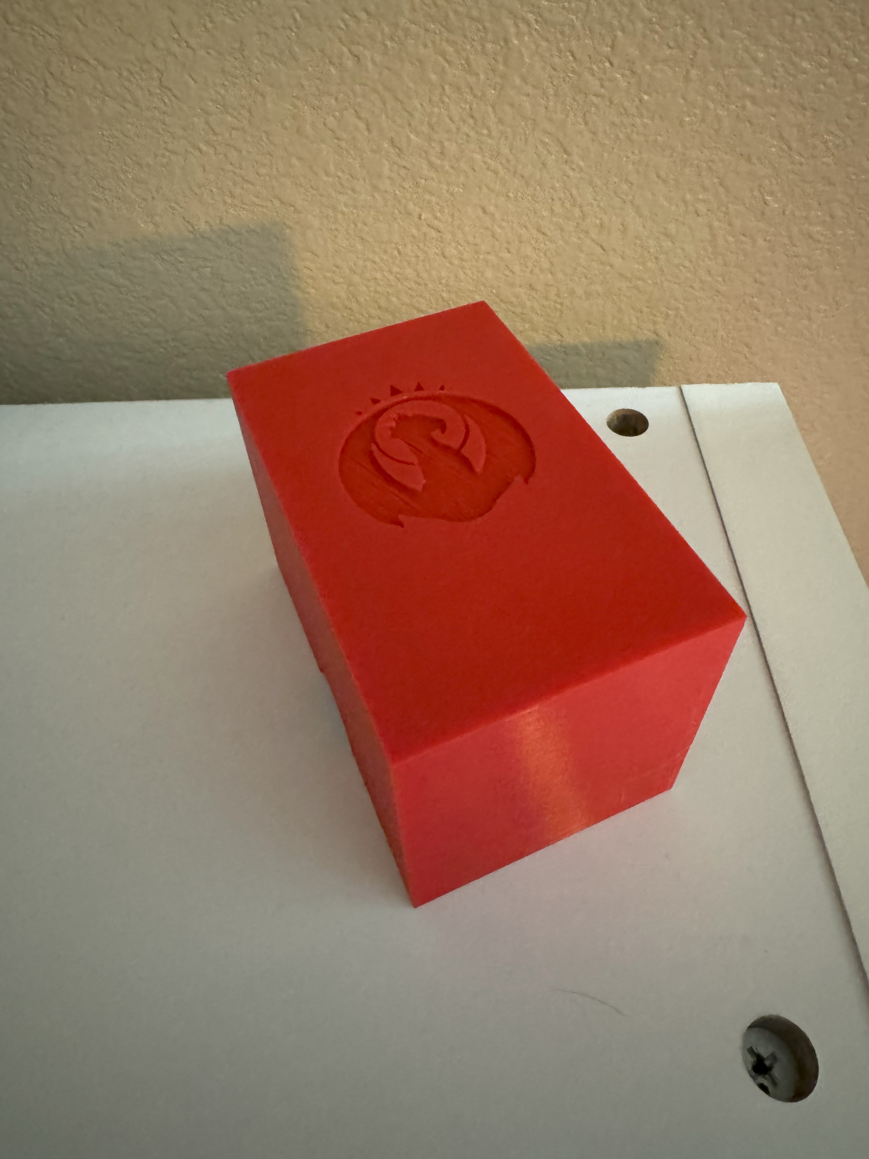 MTG Deck Box with Izzet Emblem