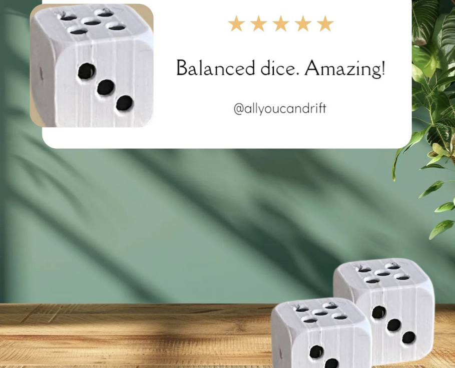 Balanced dice