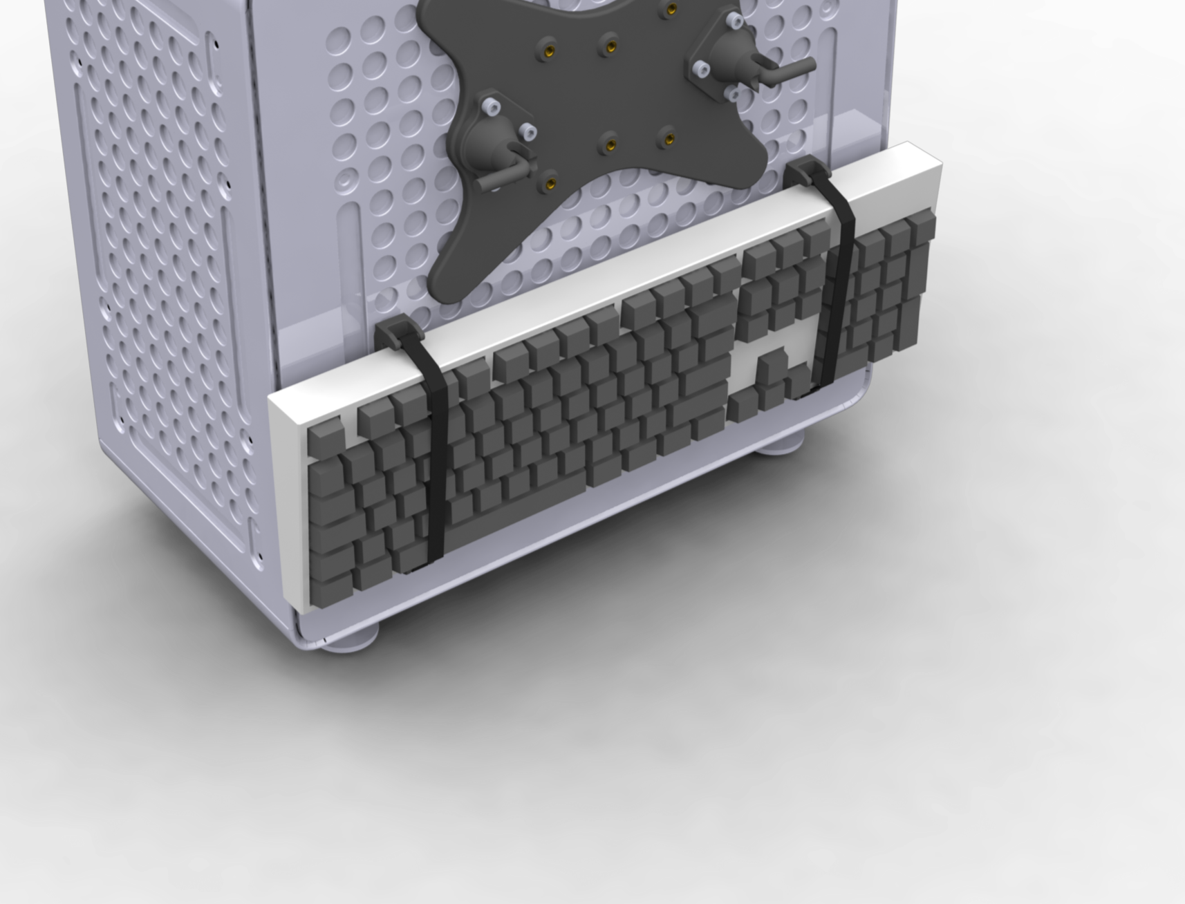 Keyboard holder for Qube 540
