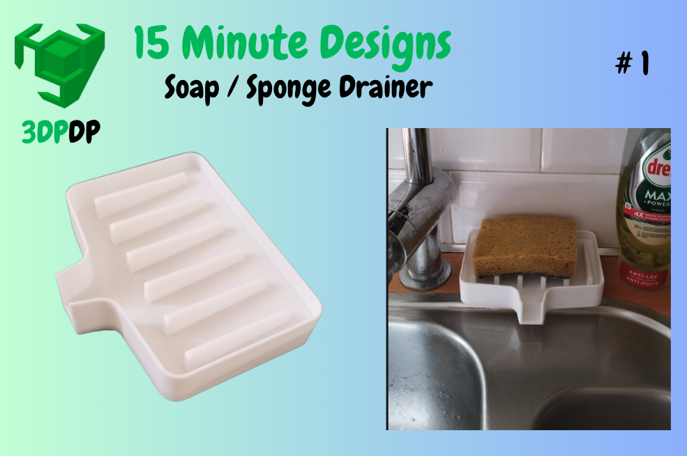 Soap / Sponge Drainer - Kitchen - 15 Minute Design