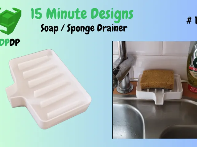 Soap / Sponge Drainer - Kitchen - 15 Minute Design