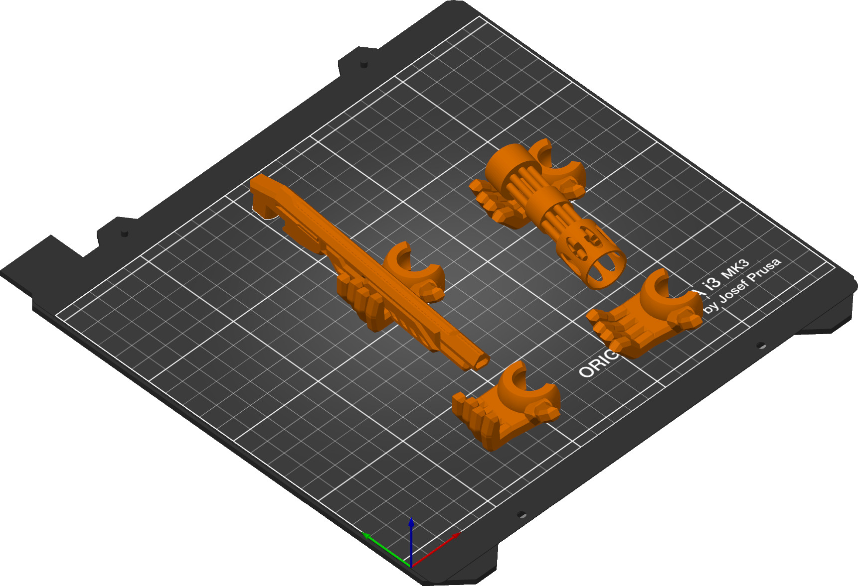 DUMMY 13 - rifle hands (for big and smaller rifles)
