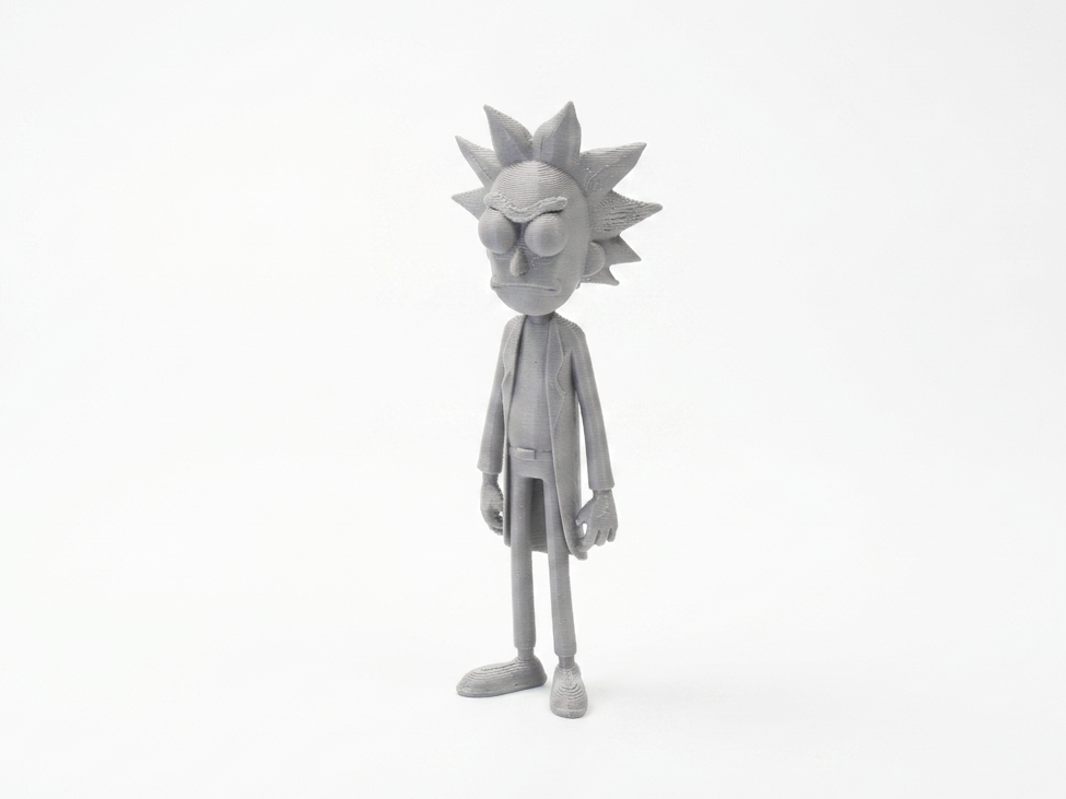 Rick Sanchez Figurine Cartoon Character 3D Printable