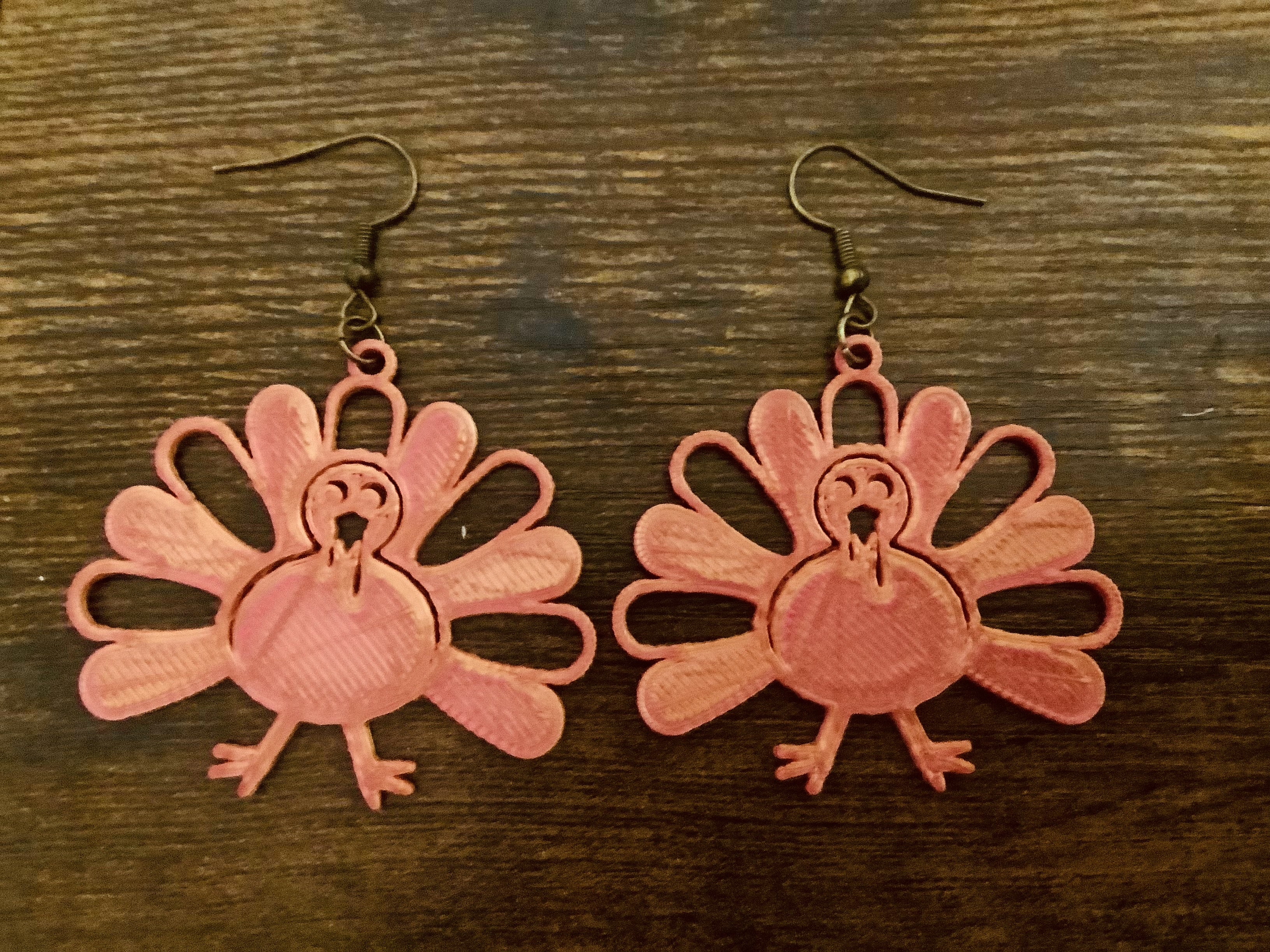 Miniatura 4 do modelo 3D Turkey Earrings