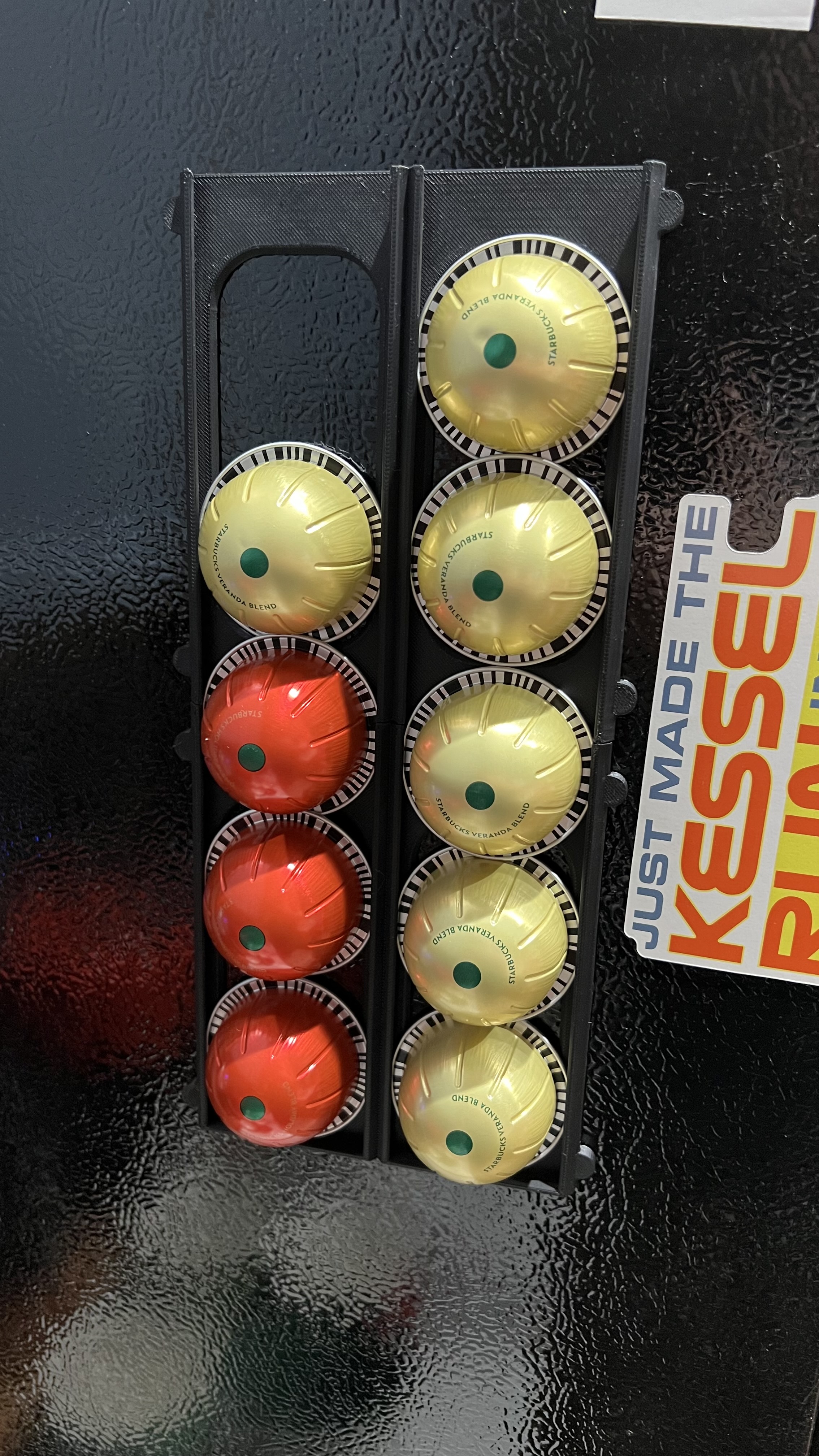 Nespresso Vertuo Pod Holder - with Magnets 3D model thumbnail