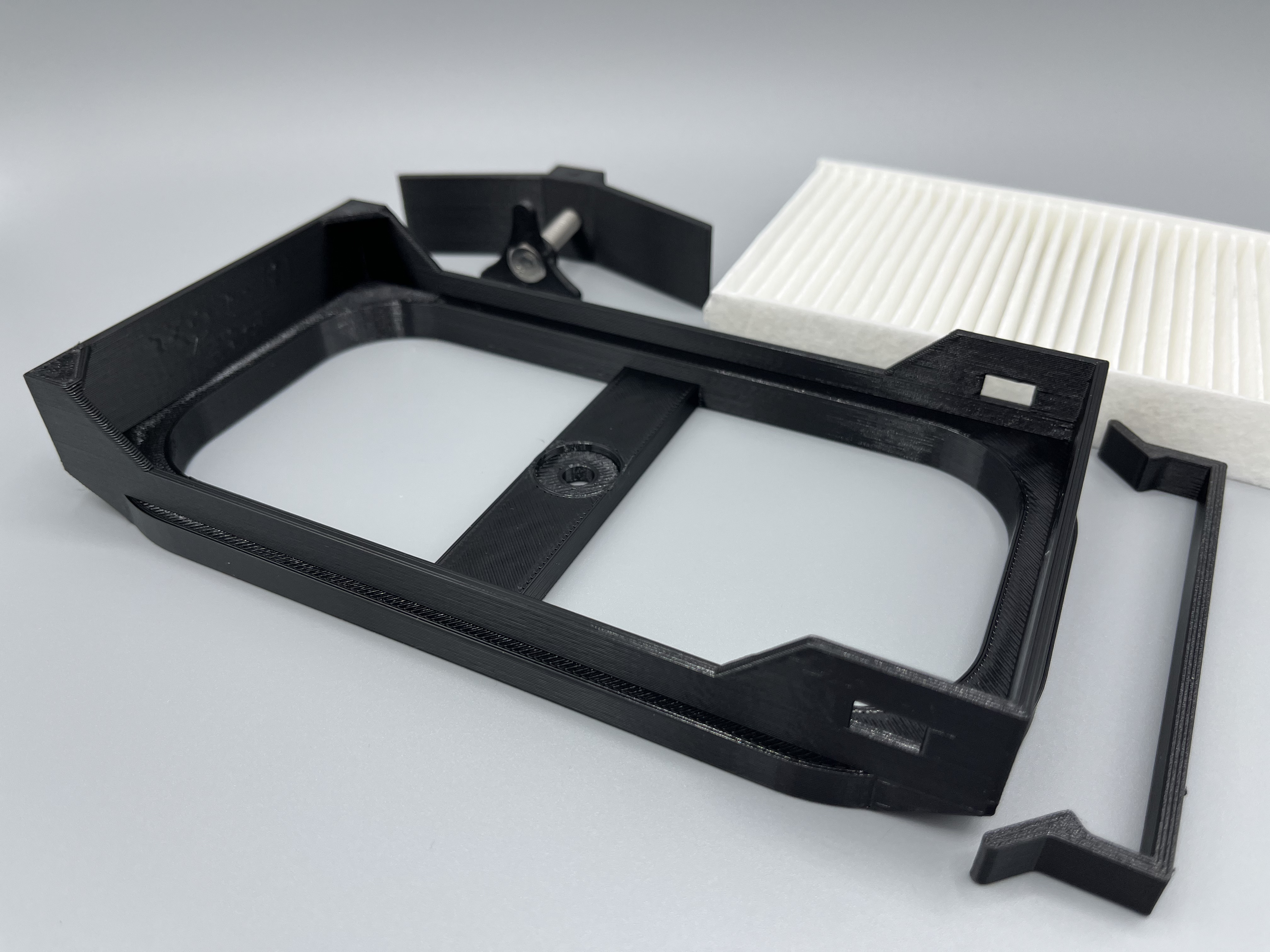 Cabin air filter adaptor for 2004-2012 GMC Canyon or Chevy Colorado or 2005-2010 Hummer H3