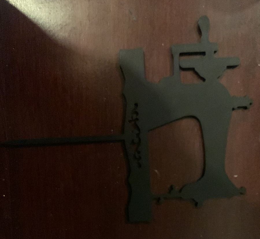 sewing machine Cake Topper by Huf Download free STL model