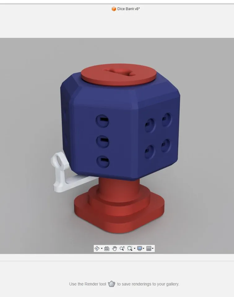 The Dice Piggy Bank by Peter Martin | Download free STL model