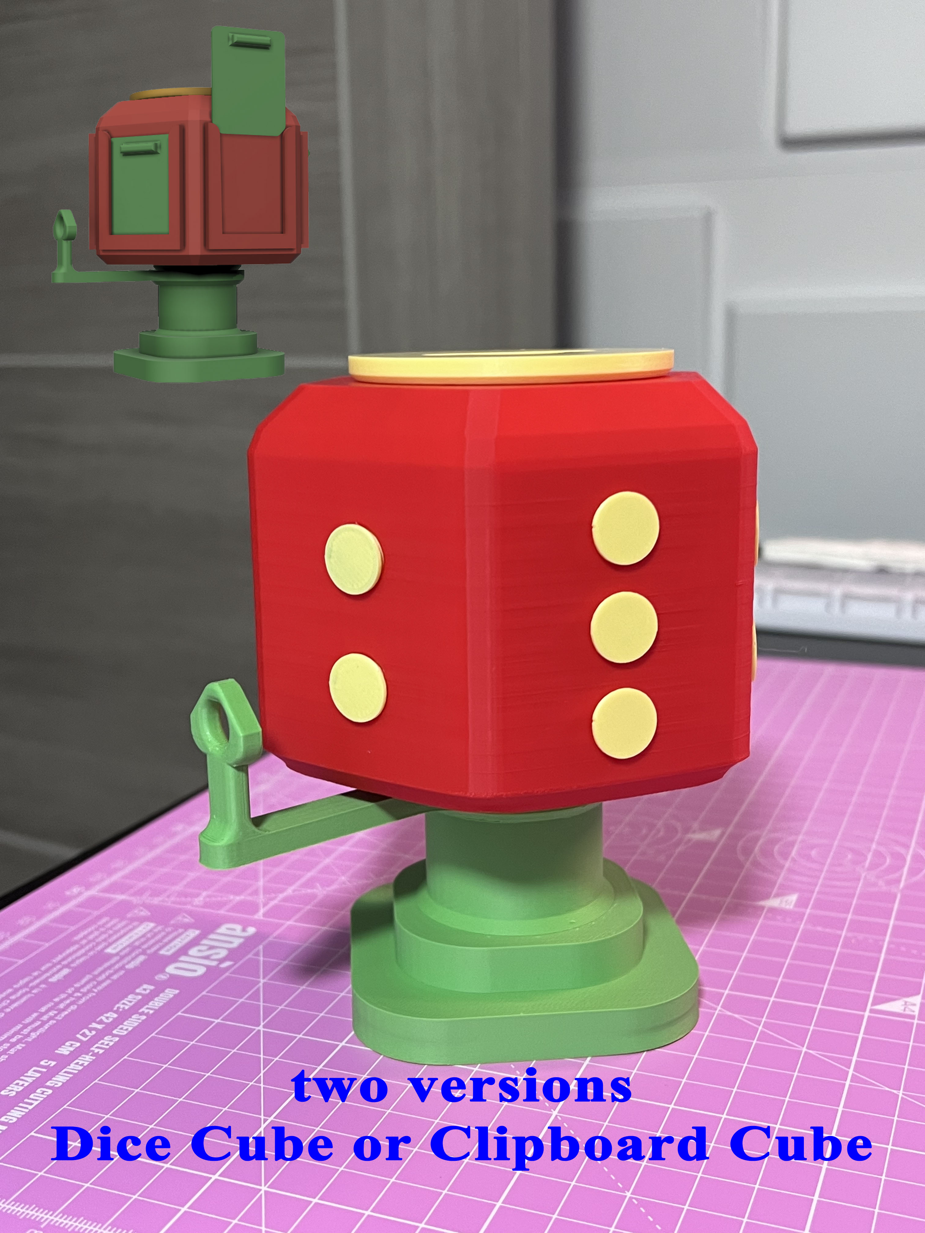 The Working Dice Piggy Bank by Peter Martin | Download free STL