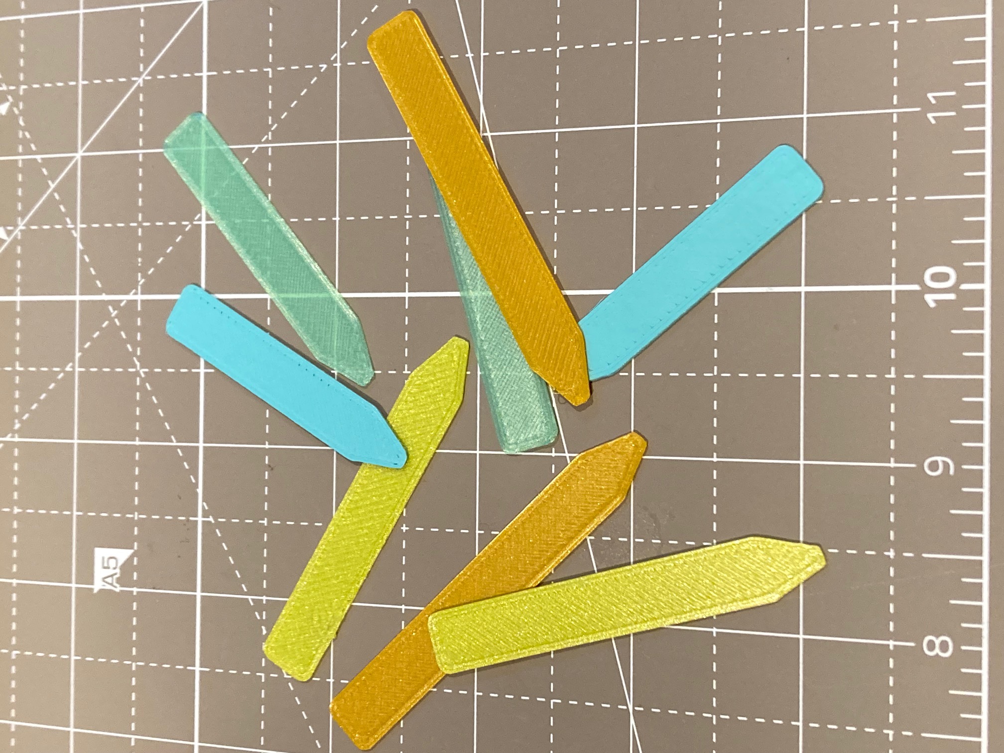 Quick Assorted Collar Stays (2, 2.25, 2.50 & 2.75 inches)