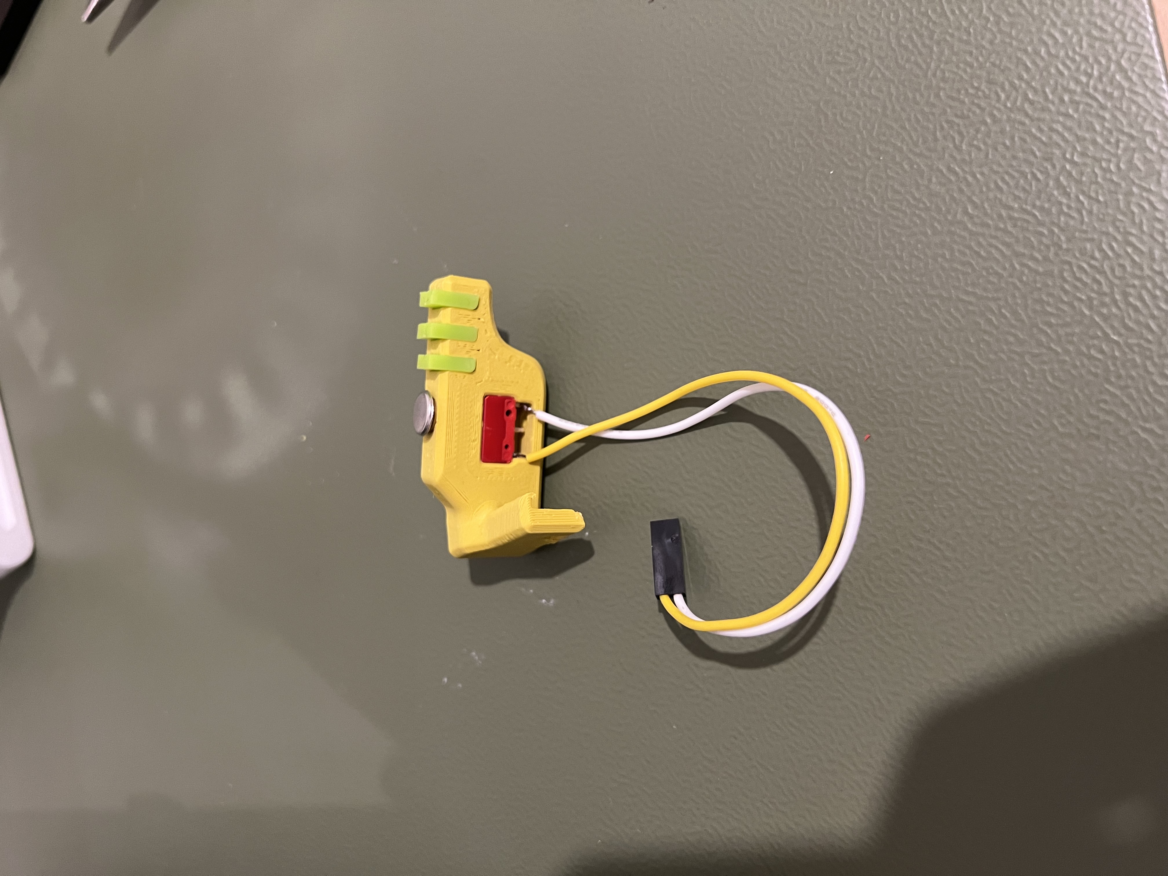 Voron 0.2 auto Z nozzle touch switch + wiper (for Kirigami bed frames)