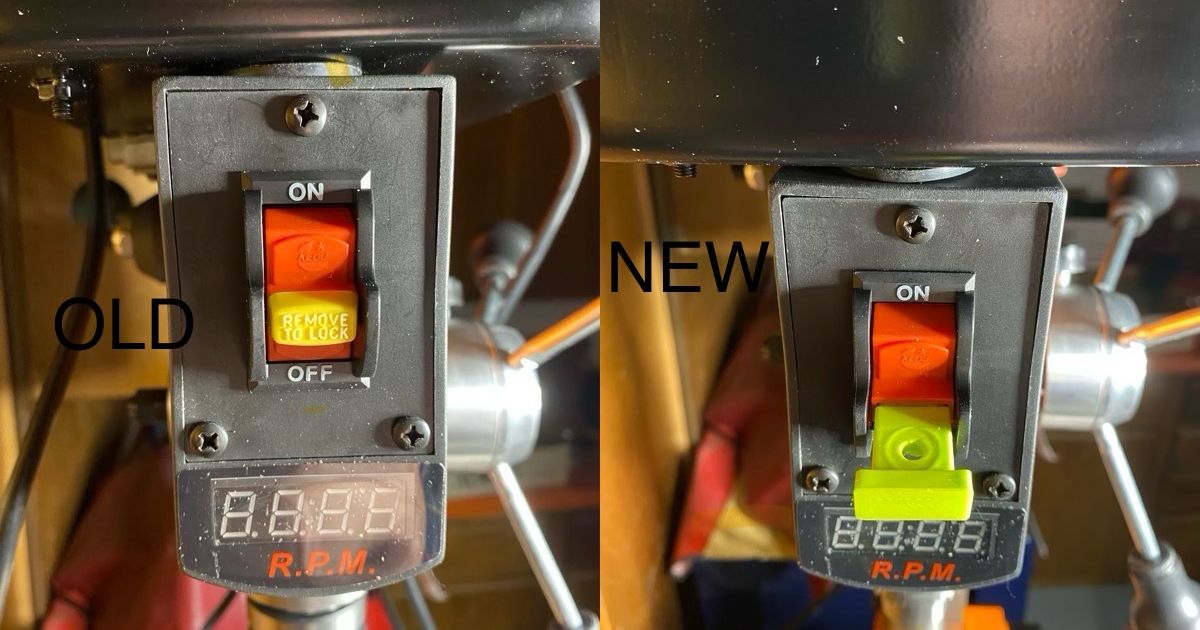 Safety Switch Key for Wen, Ryobi, Delta and Other Power Tools by Tarz