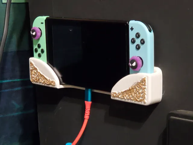 Ornate Switch Wall Mount - Made with dongles and charging in mind.