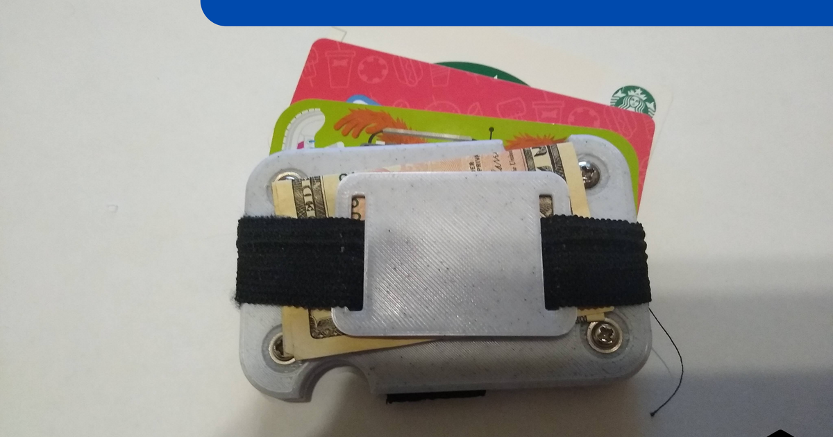 Compact Minimalist Wallet by Devise3D | Printables Store