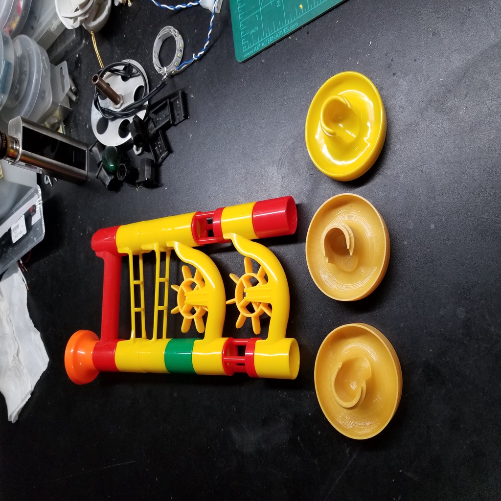 Miniatura 2 do modelo 3D Marble Genius tubes Base