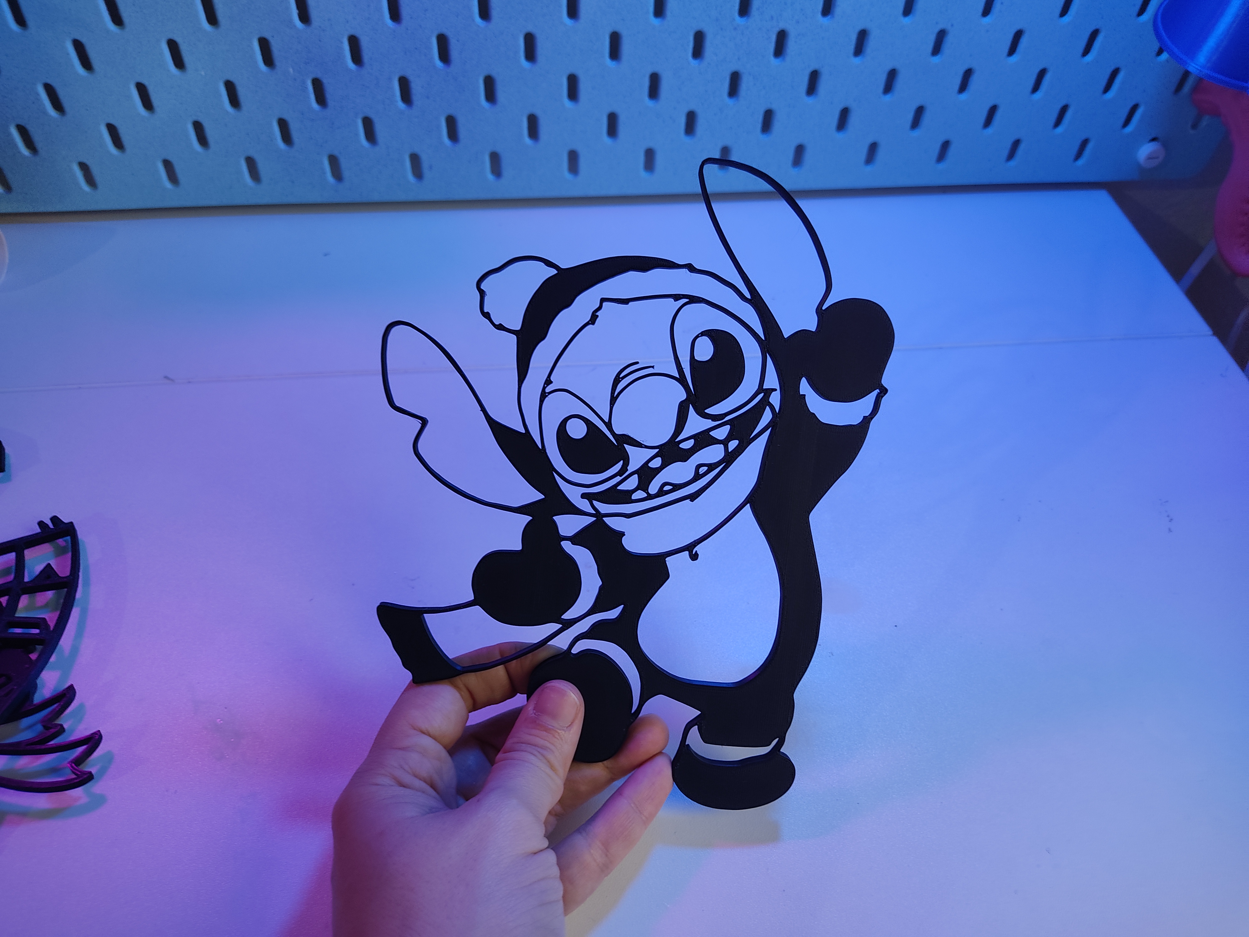 Santa Stitch 2D Wallart