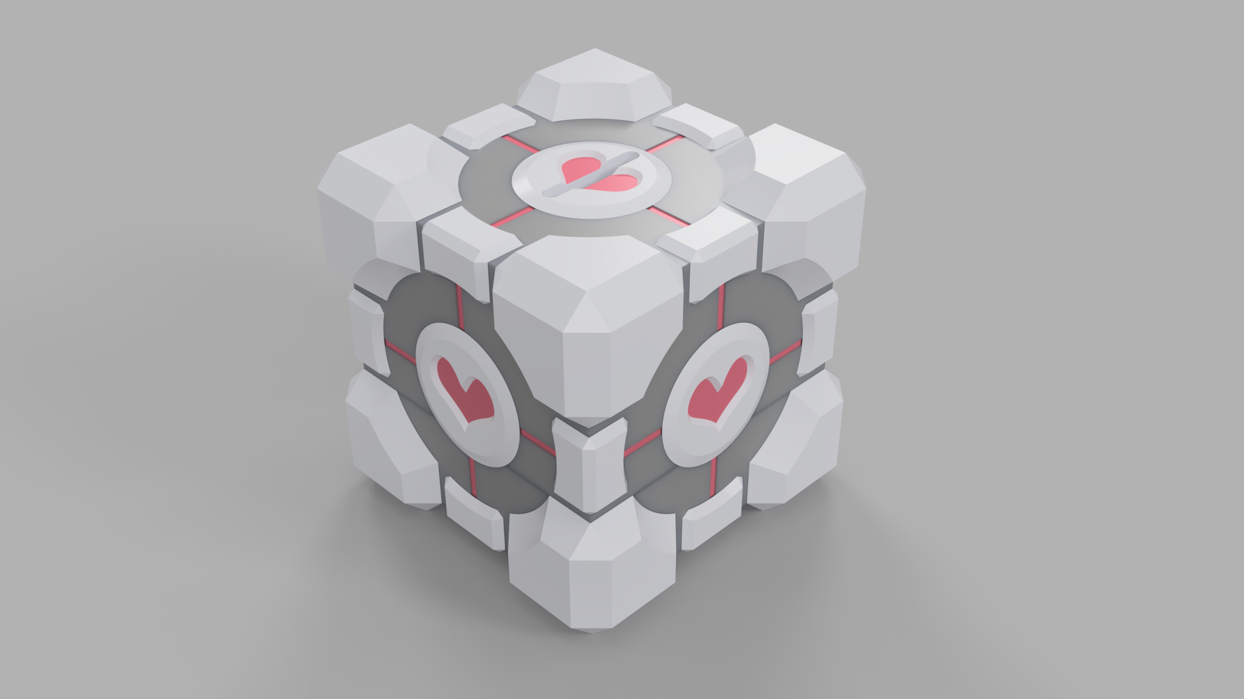 Companion Cube Piggy bank