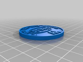 AA Sobriety Chip Coin - 30 Days - To thine own self be true