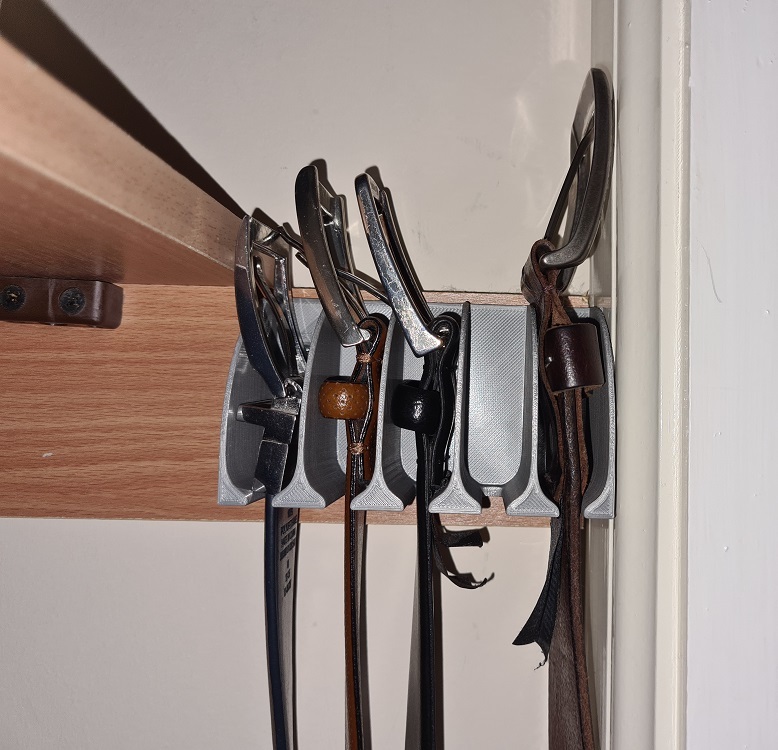 Belt Wall Hanger Suitable for 5 Belts by NEnder_3 Download free