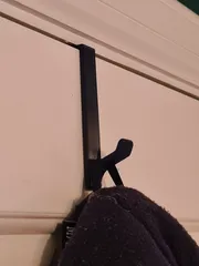 Door hook for coats and jackets