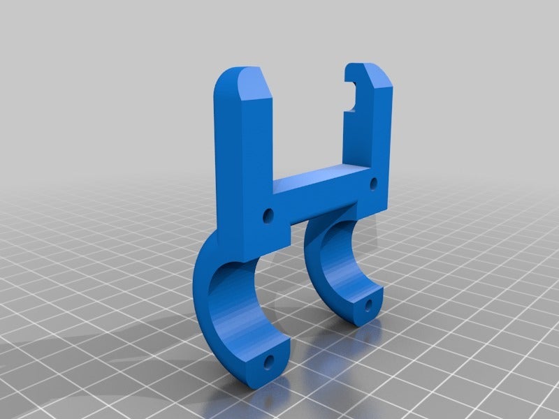 Miniatura 2 do modelo 3D Handlebar clock bracket