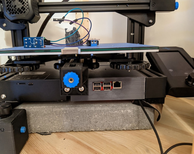 Ender 3 V2 Raspberry Pi enclosure by Heath Lee Download free STL