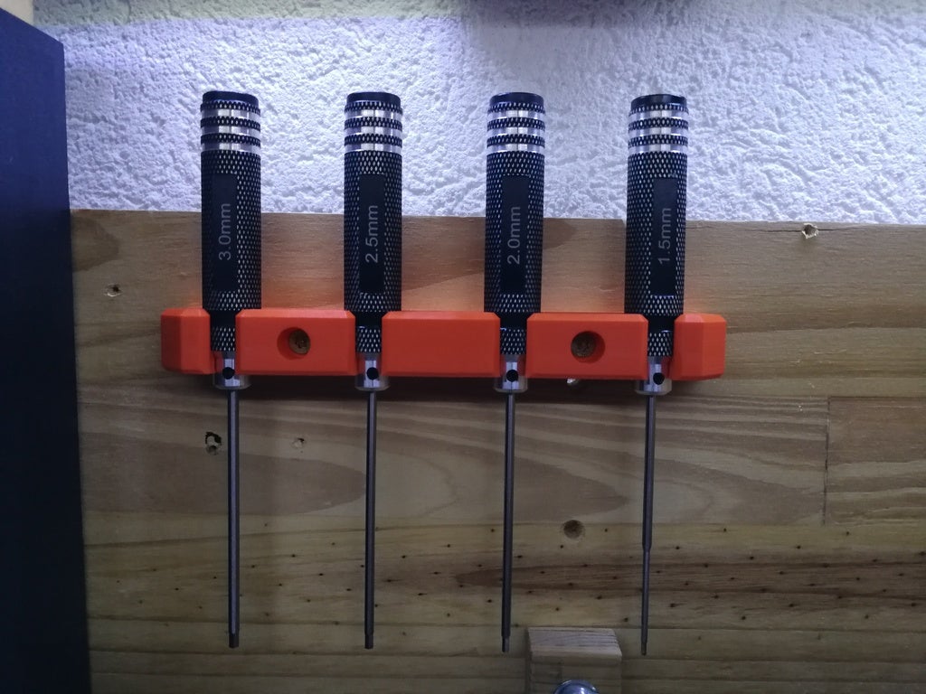Screwdriver wall hanger by diadzine Download free STL model