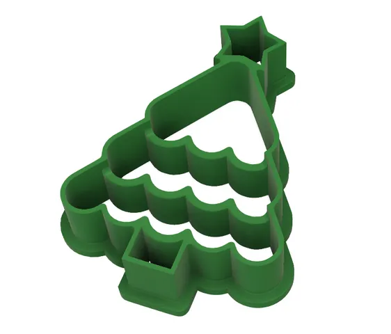 XMAS tree cookie cutter