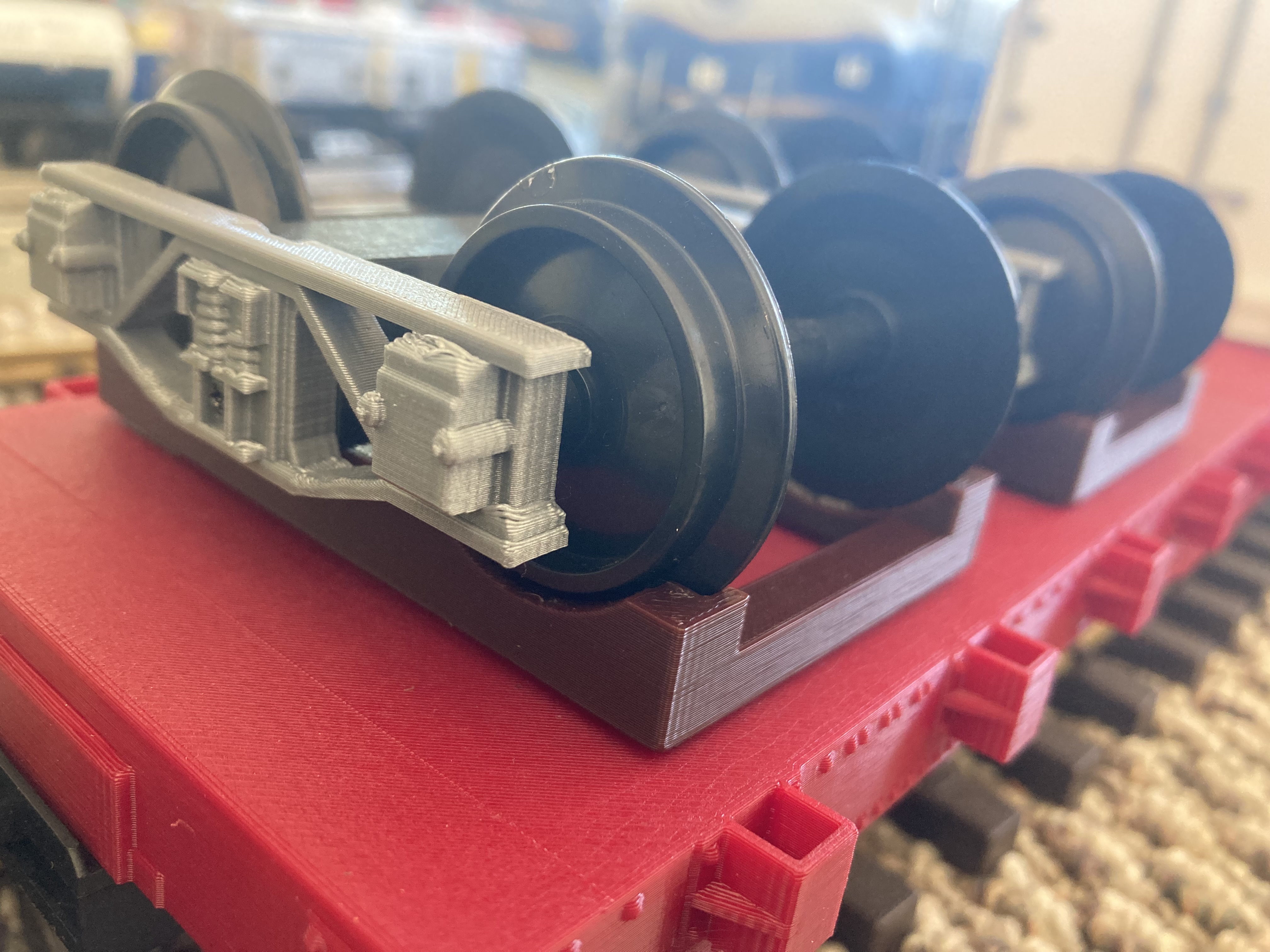 G-Scale 1:29 Dollie for Truck Frame with Plastic Wheels