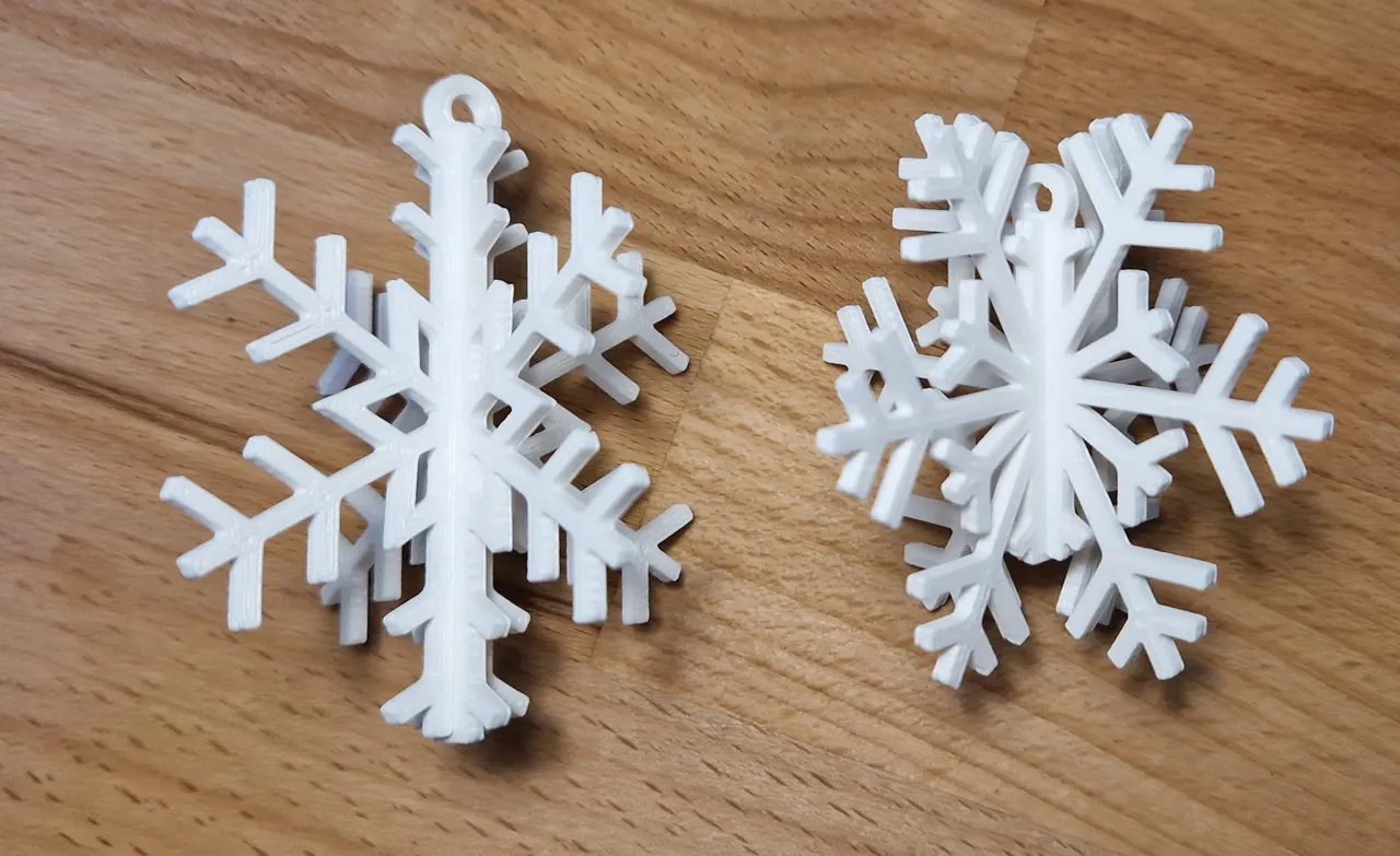 STL file Ice crystals christmas ornament 🧊・3D print design to  download・Cults