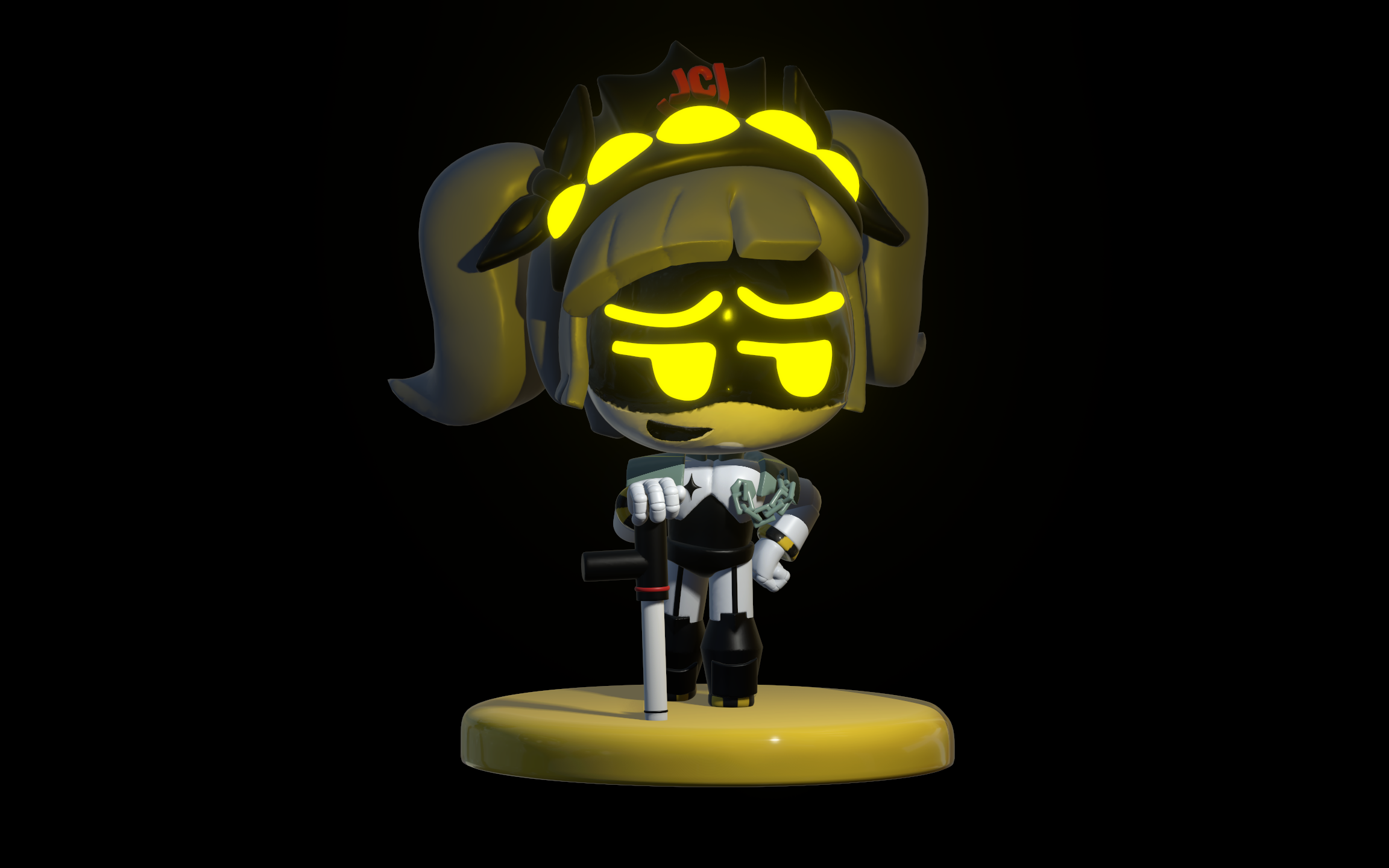 J from murder drones, midnight mischef edition