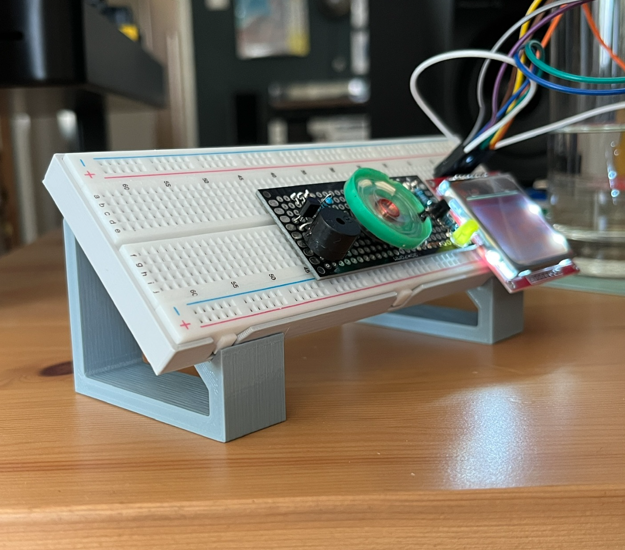 Angled Desk Stand Legs for 830-Point Breadboard Case