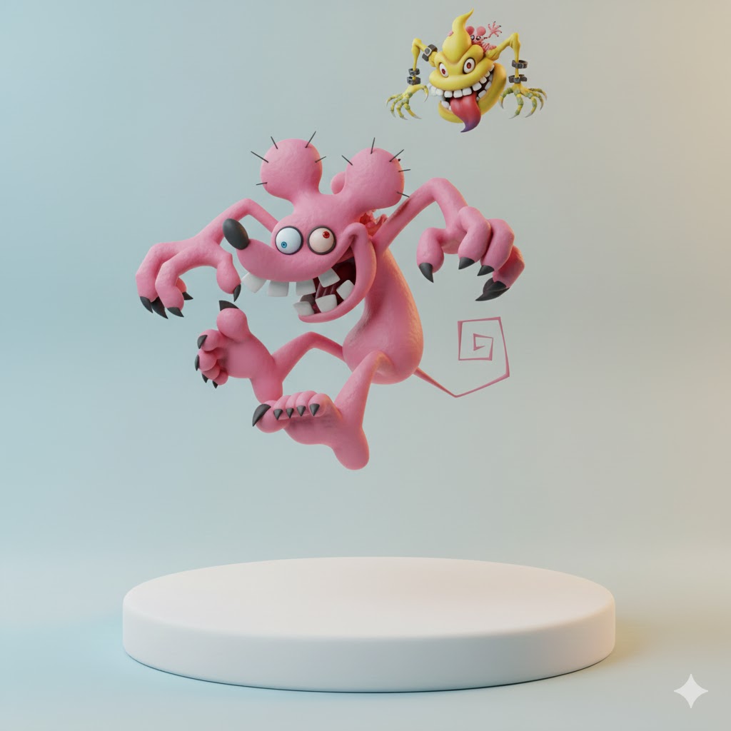 Tyumon Digimon Creature Model