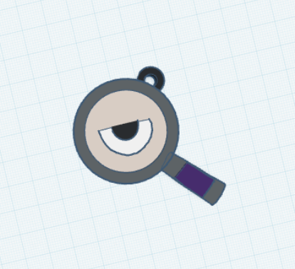 Dandy's World Rodger keychain
