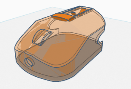 Logitech M170 Mouse case wall/laptop mount