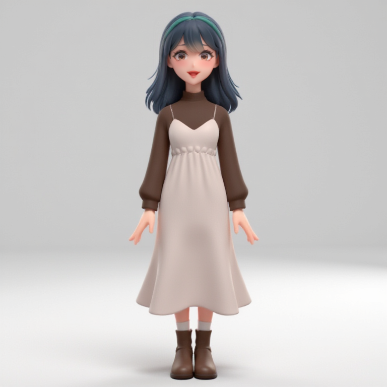 Akane Kurokawa Chibi 3D model