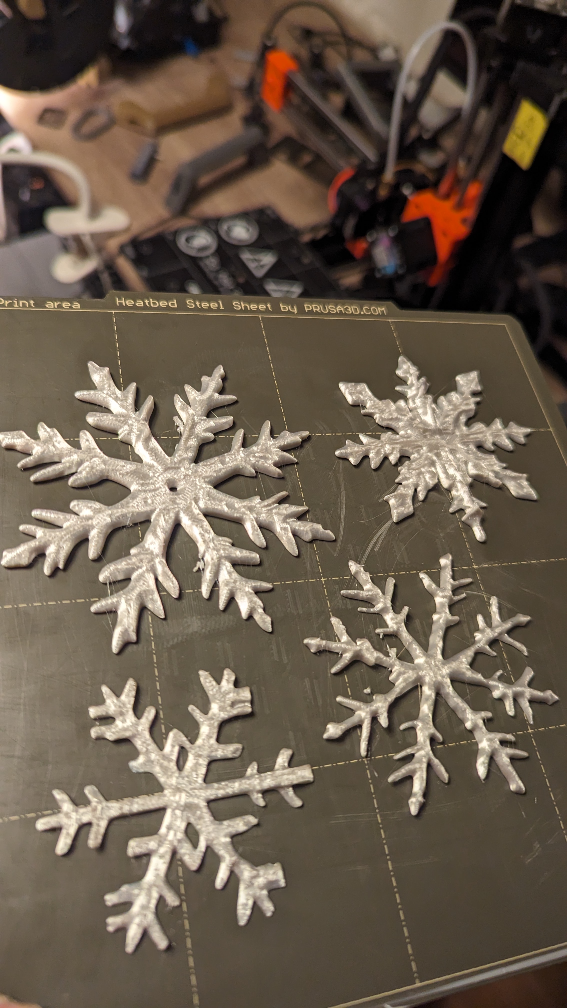 Generative design snowflakes