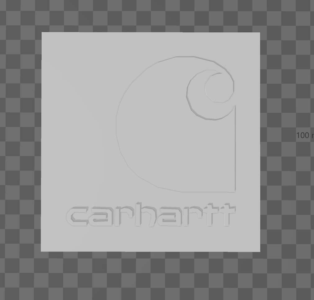 Logo carhartt by Aquafly | Download free STL model | Printables.com