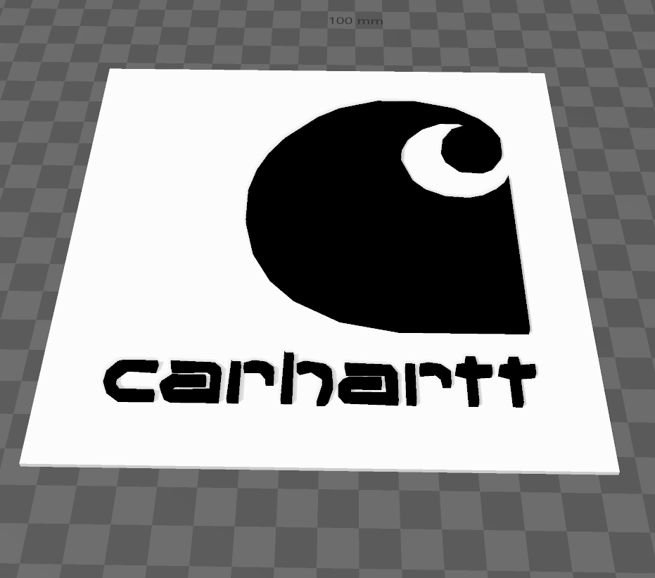 Logo carhartt by Aquafly | Download free STL model | Printables.com