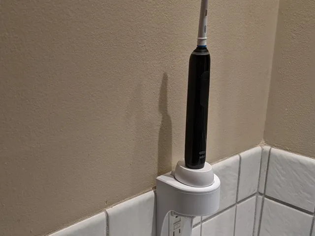 Toothbrush Charger Lightswitch Shelf w/Cord Pocket